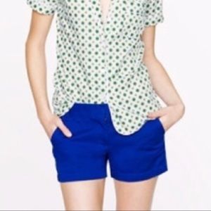 J.Crew Blue Broken-In Chino Shorts